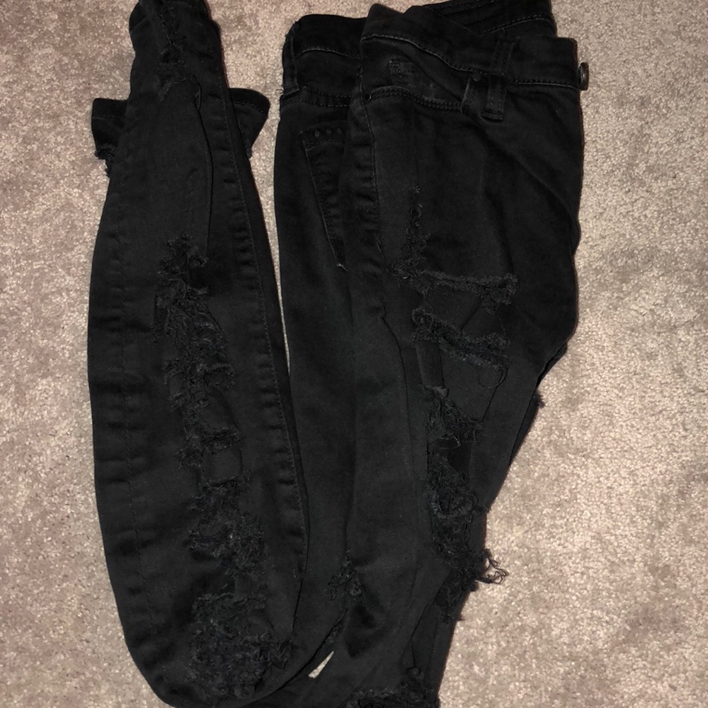 Super ripped blankNYC jeans